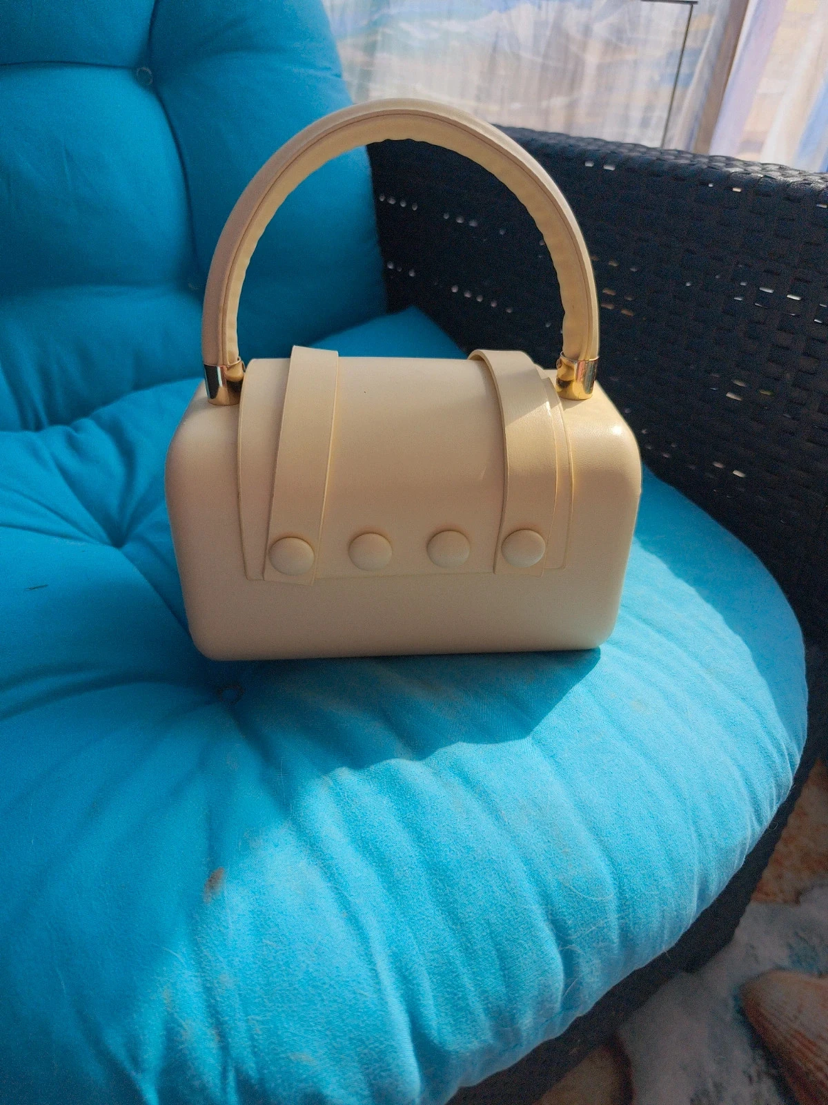 Kleine tas met lichtgele schouderband – photo 3
